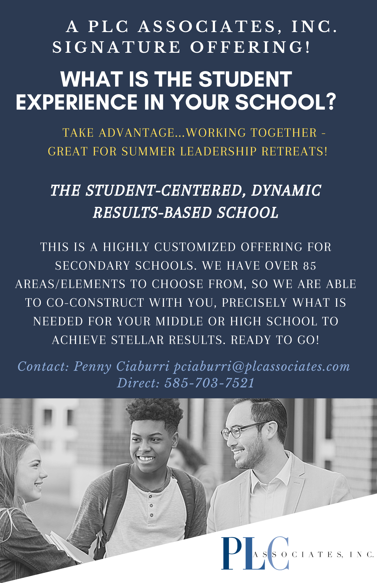 The Student-Centered, Dynamic, Results-Based, Secondary School