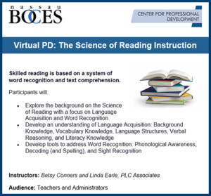 The Science of Reading Instruction Spring 2022