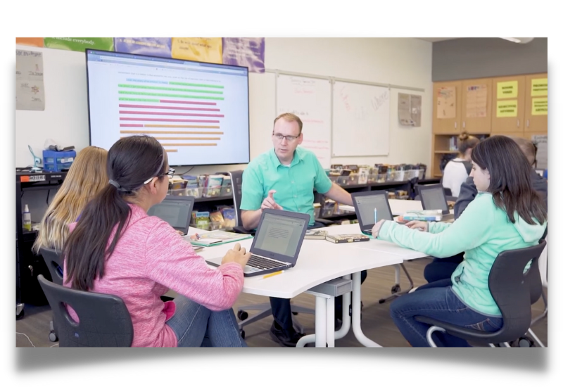 teacher in classroom